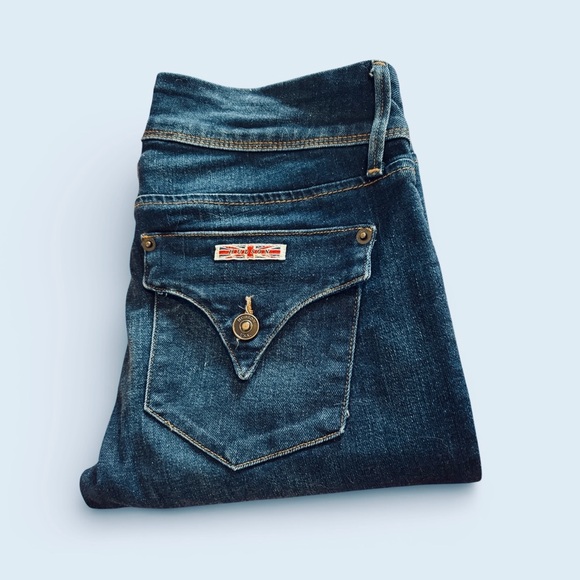 NEW Hudson Jeans Dark Blue Collin Skinny Jeans size 27 - Picture 6 of 11